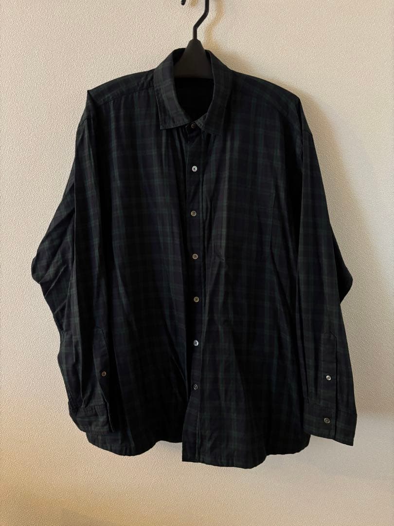 【新品未使用！】SSZ ANTHEMS ダークグリーン チェックシャツ