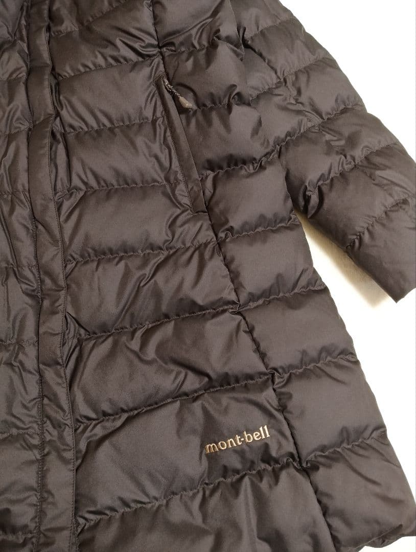 極美品　mont-bell　トラベルダウンロングコート　ex800
