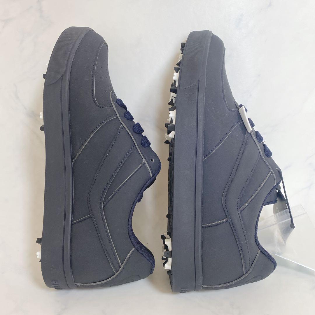 新品・PEARLY GATES ゴルフシューズ　22.5㎝　ネイビー　女性用