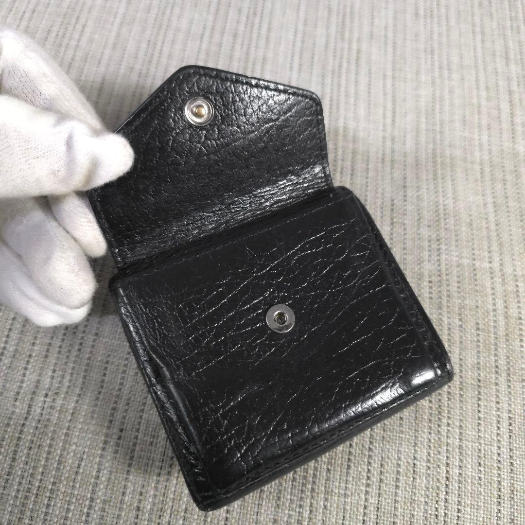 Maison Margiela　レザー　トリフォールド　ウォレット　三つ折り財布