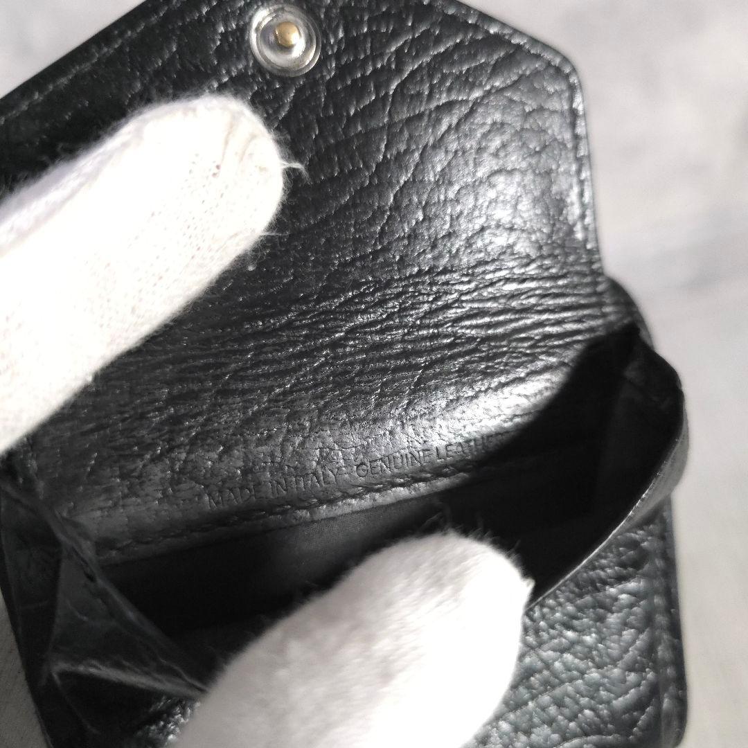Maison Margiela　レザー　トリフォールド　ウォレット　三つ折り財布