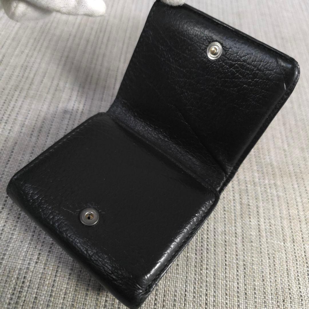 Maison Margiela　レザー　トリフォールド　ウォレット　三つ折り財布