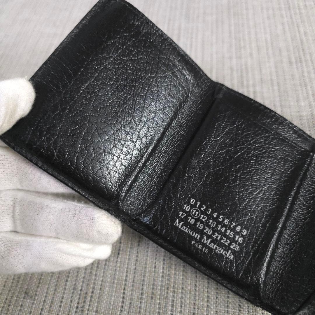 Maison Margiela　レザー　トリフォールド　ウォレット　三つ折り財布