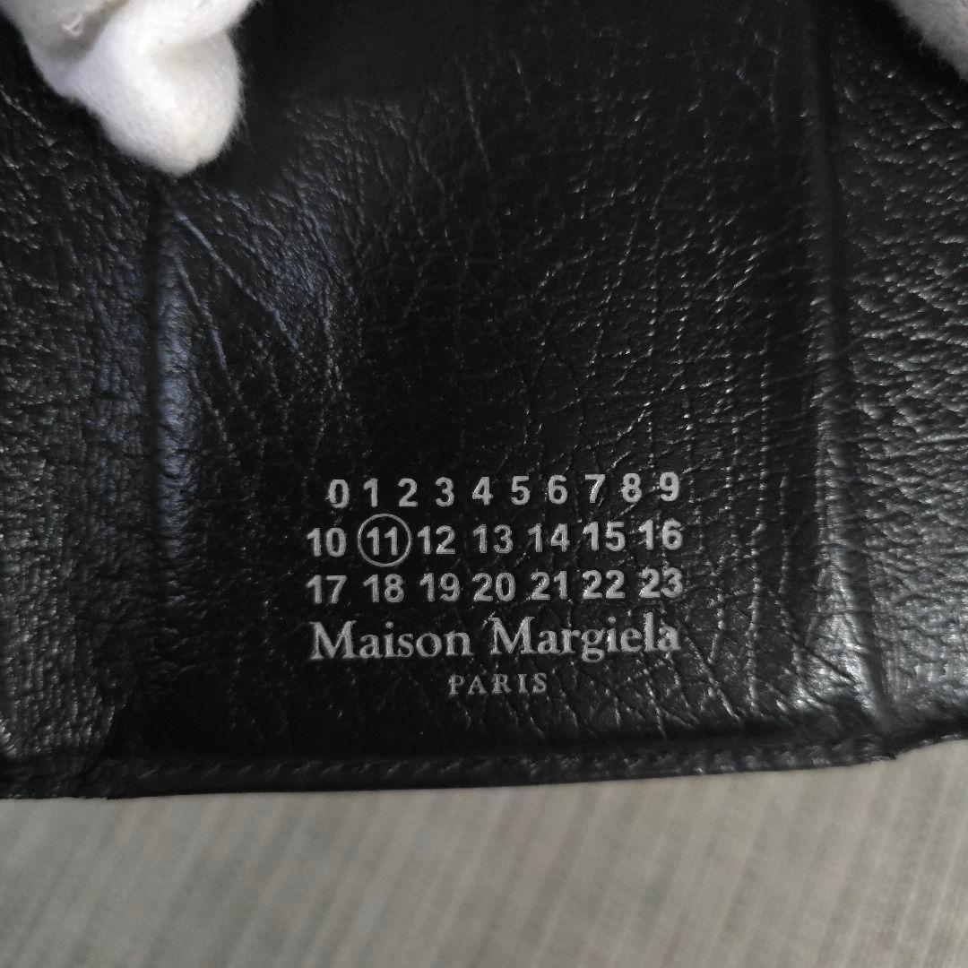Maison Margiela　レザー　トリフォールド　ウォレット　三つ折り財布