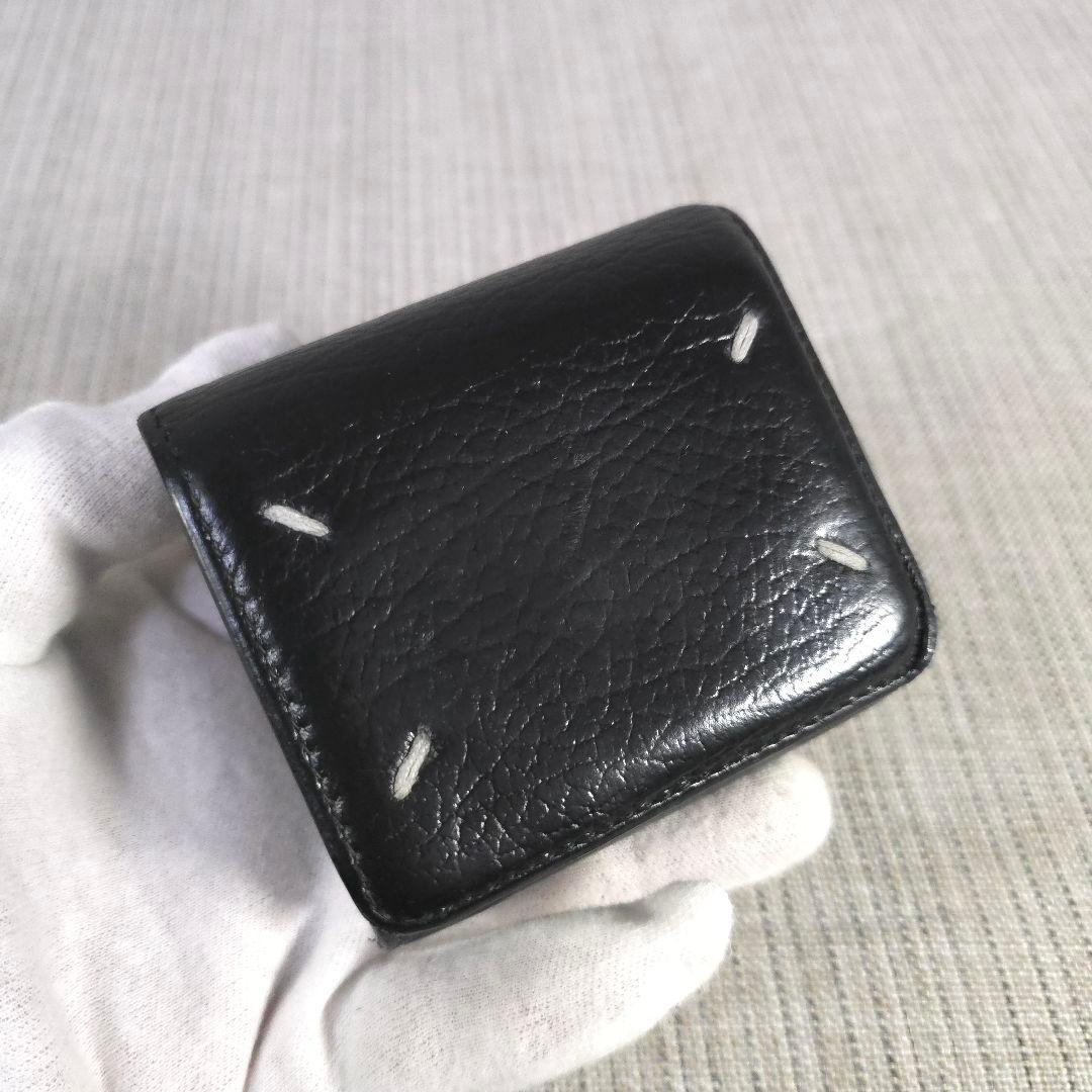 Maison Margiela　レザー　トリフォールド　ウォレット　三つ折り財布