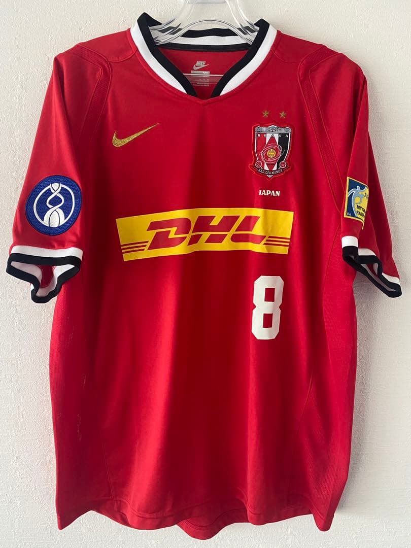 ☆送料無料☆NIKE(ナイキ)浦和レッズACLホームユニフォーム☆小野伸二選手☆