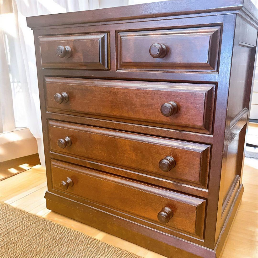 松本民芸家具 整理箪笥　チェスト 無垢材 民芸家具 和家具　ミズメザクラ