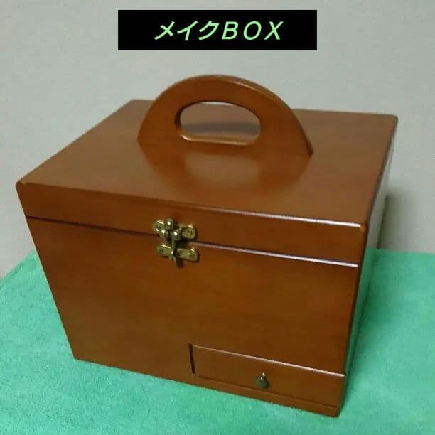❤️クリスマスプレゼントにも‼️メイク ボックス 木製 三面鏡付 未使用品