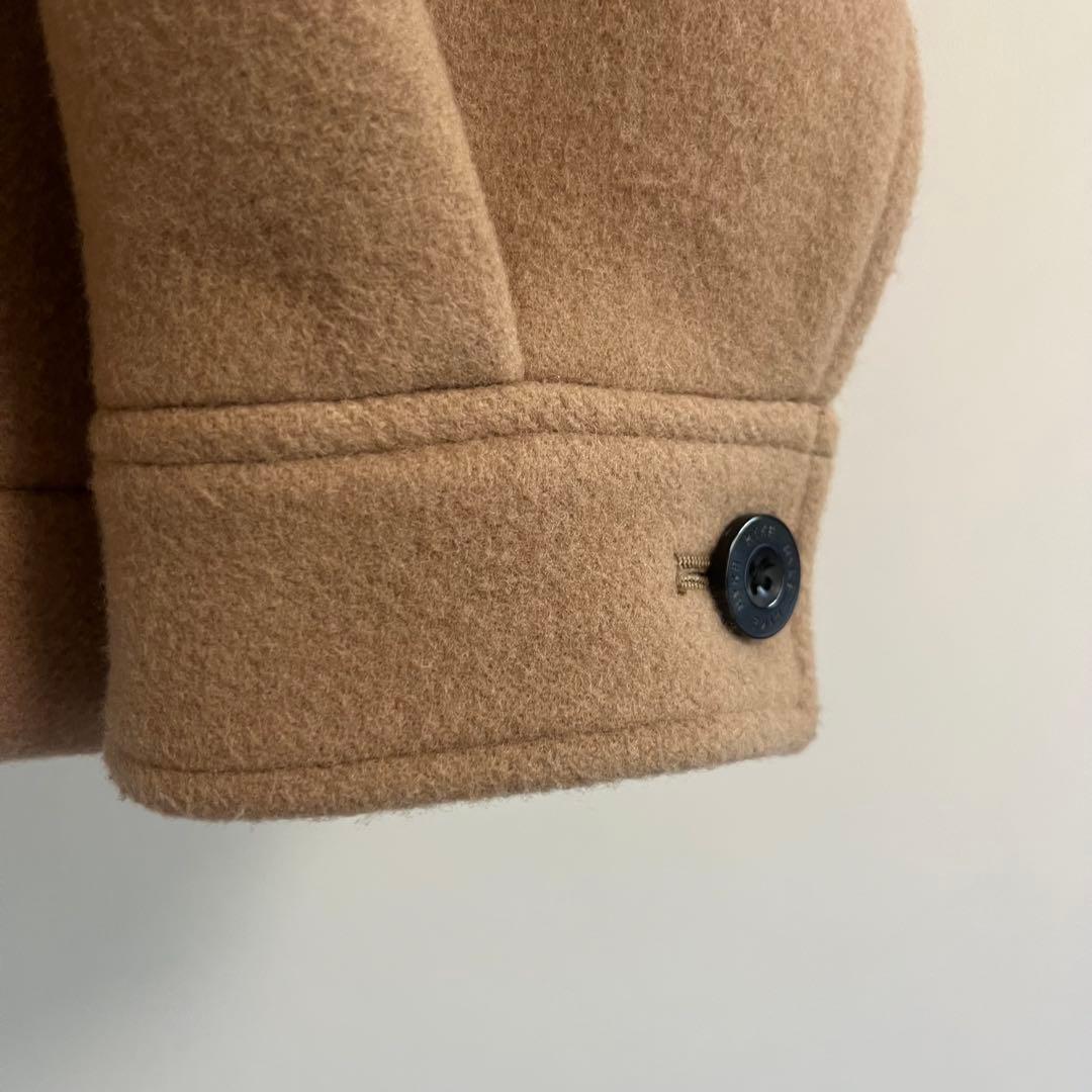 25AW 【HYKE】ハイク ダブルフェイスウール ハーフダッフルコート　1