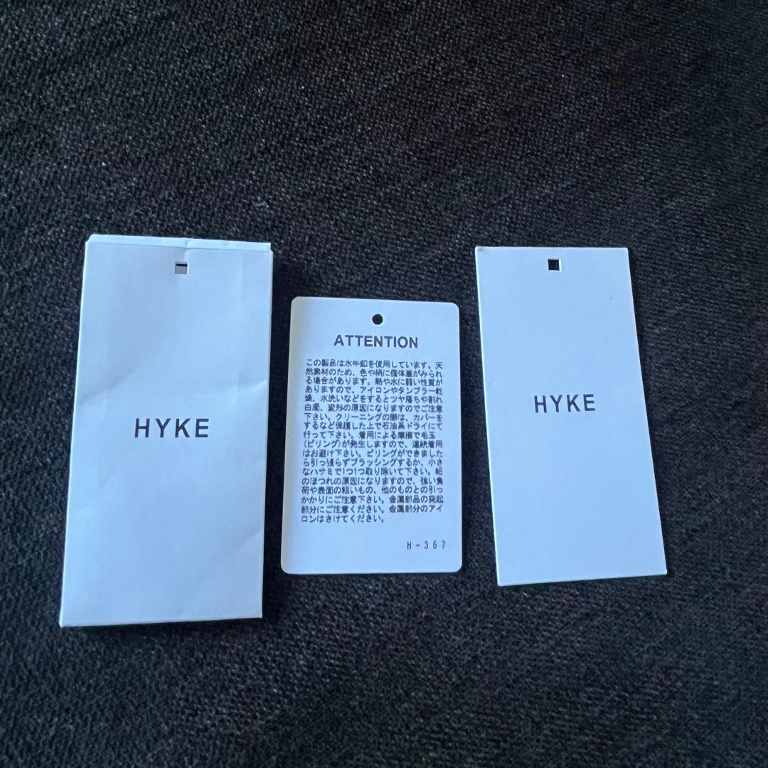 25AW 【HYKE】ハイク ダブルフェイスウール ハーフダッフルコート　1