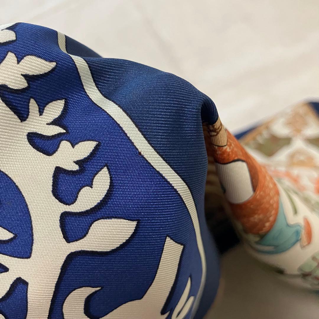 ★美品★エルメス　カレ90 古き良きアメリカ　スカーフ　シルク　動物　鳥　花