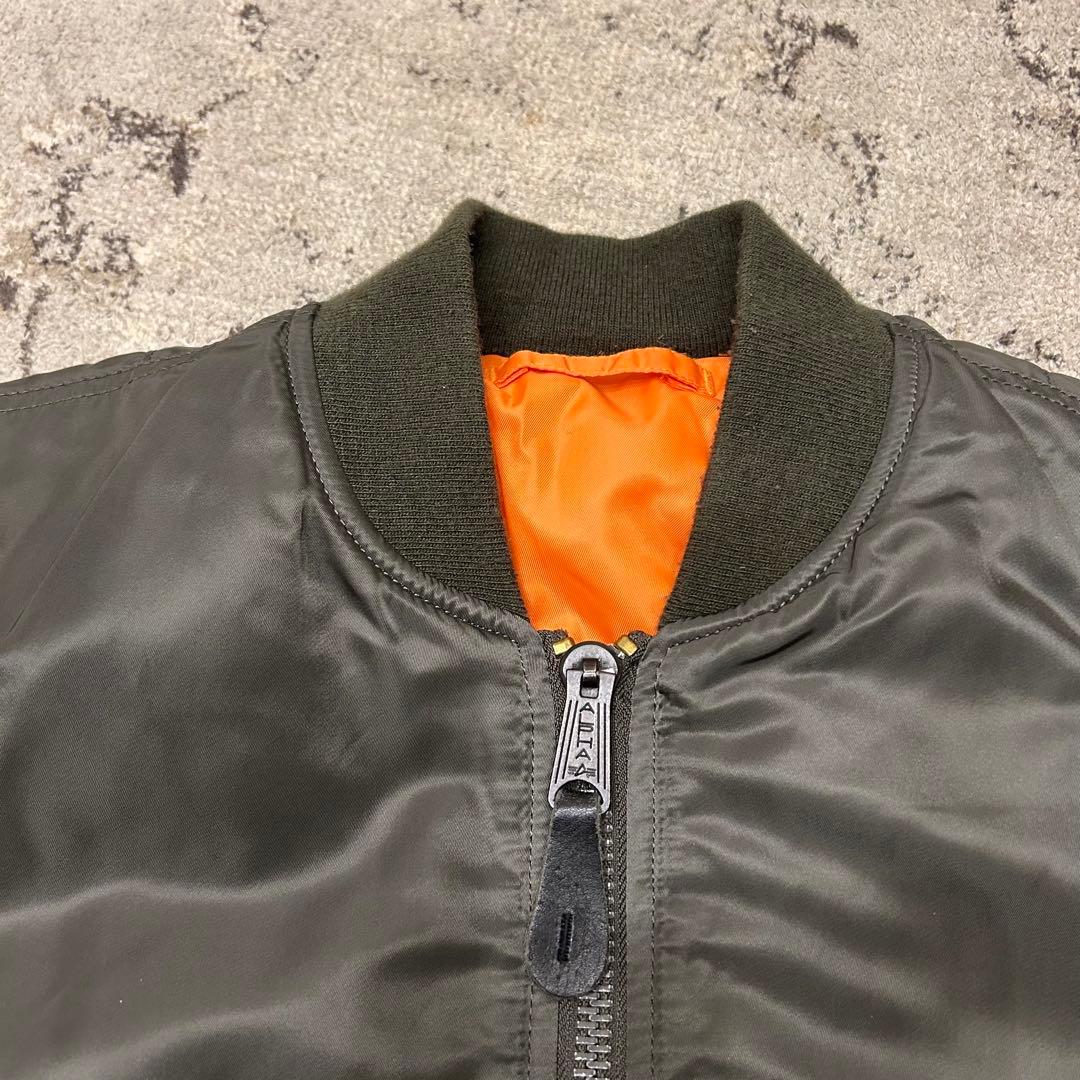 【美品】アルファ ALPHA MA-1 フライトジャケット Lサイズ