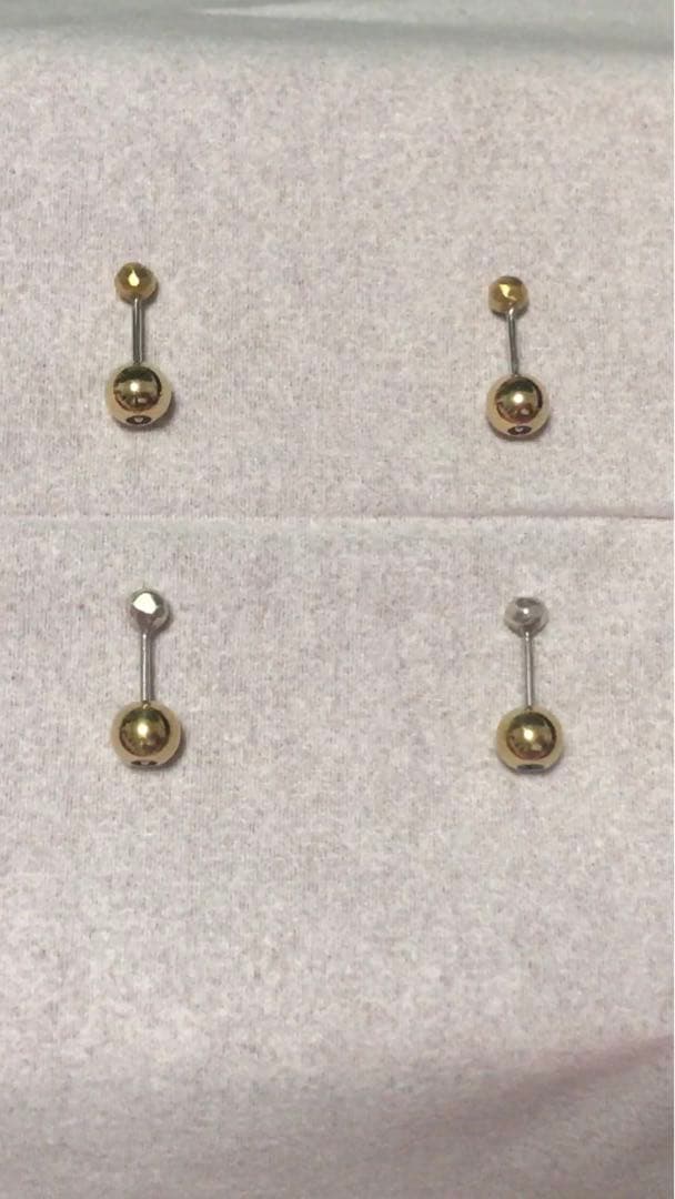 mayumi murasawa TSUBUピアスk24ゴールド×2 シルバー×2