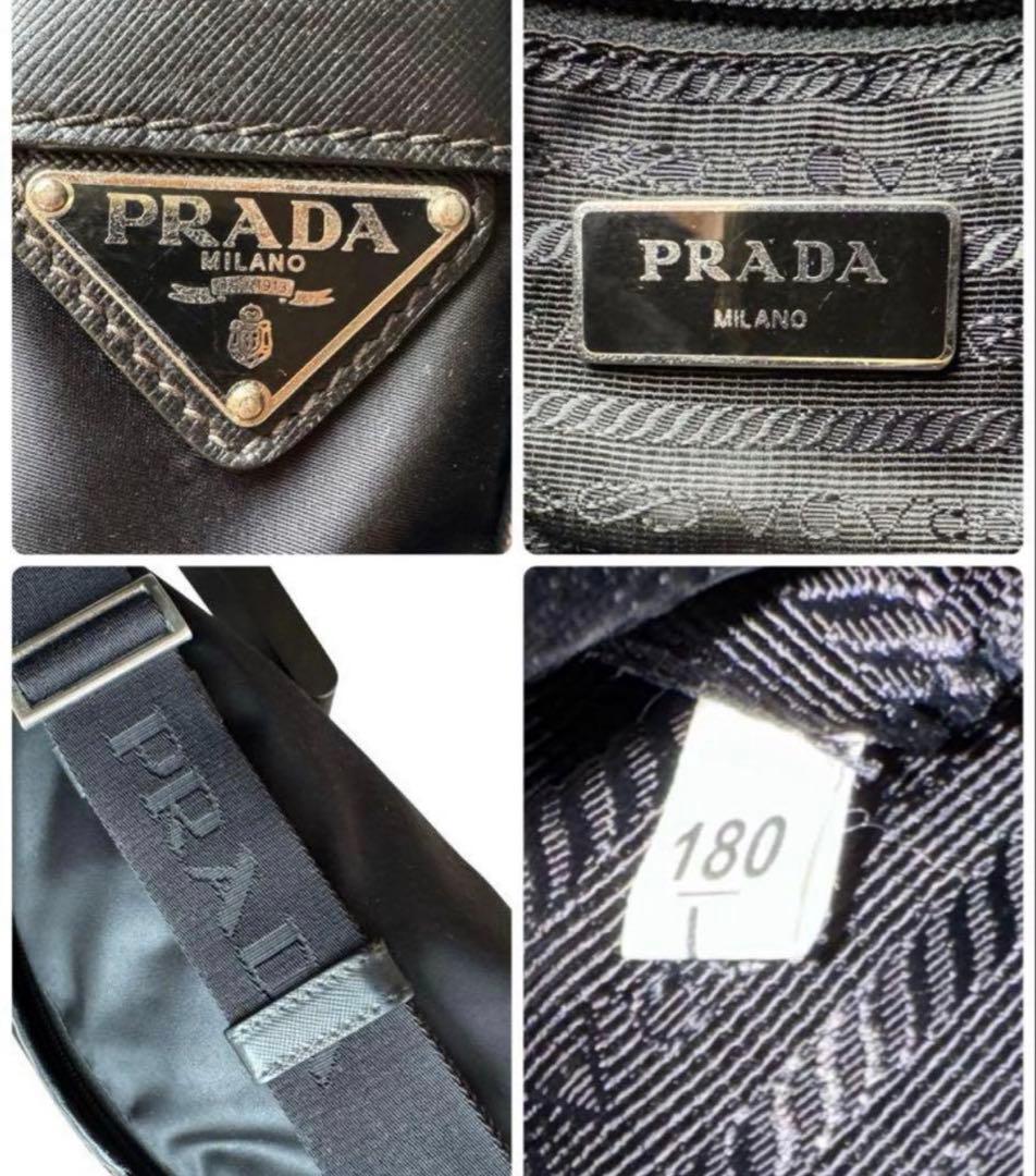 プラダ メッセンジャーバッグ　ショルダー　黒