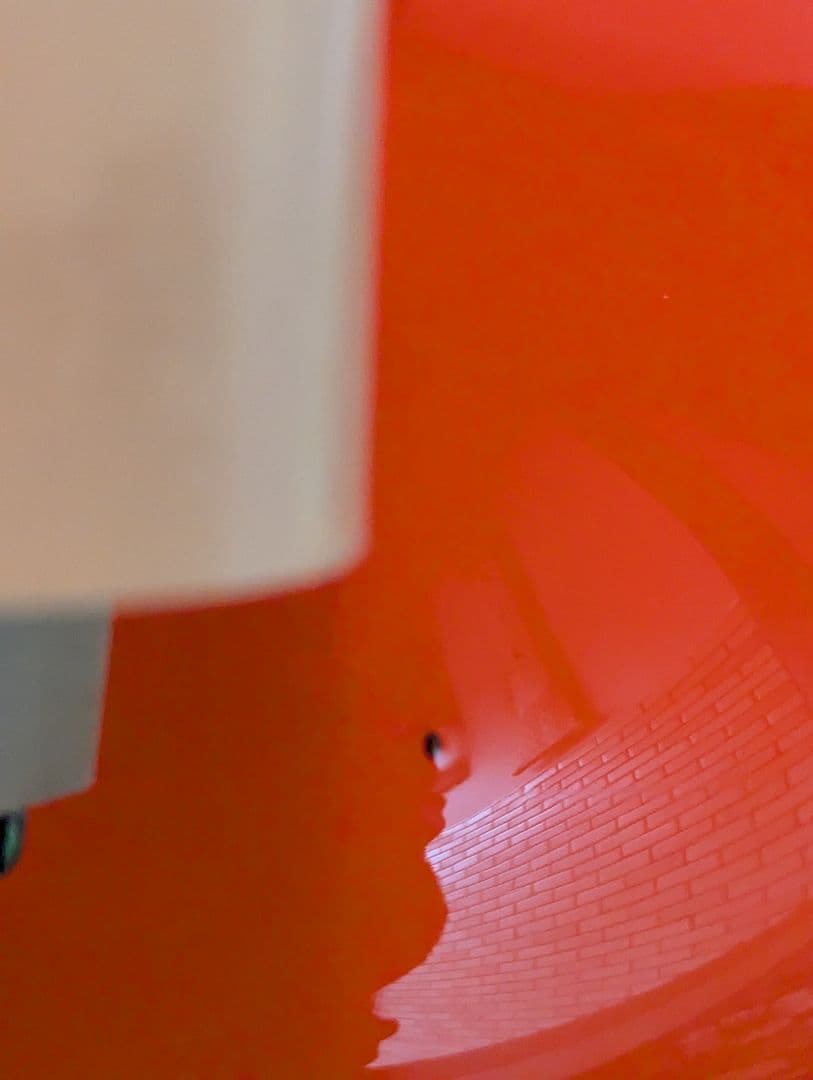 【昭和レトロ】東芝 ペンダントライト 白熱灯 オレンジ色 ガラス製シェード