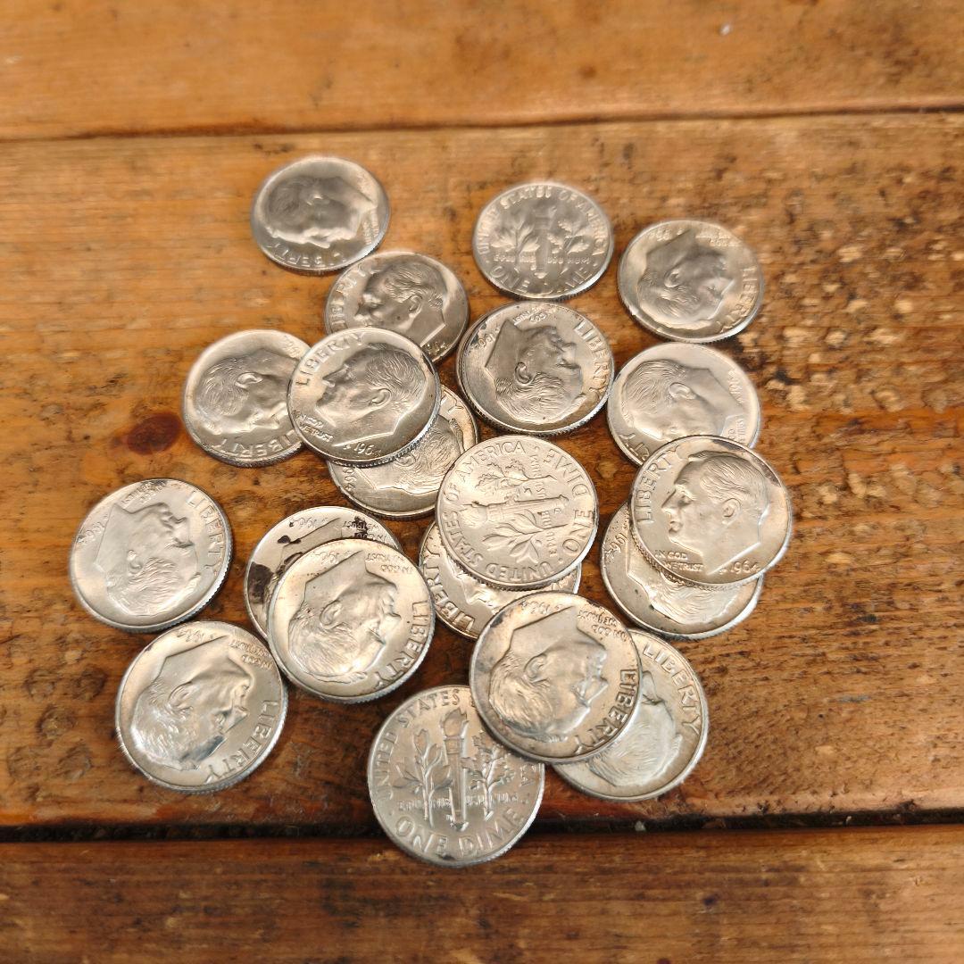 ルーズベルトダイム　２１枚セット