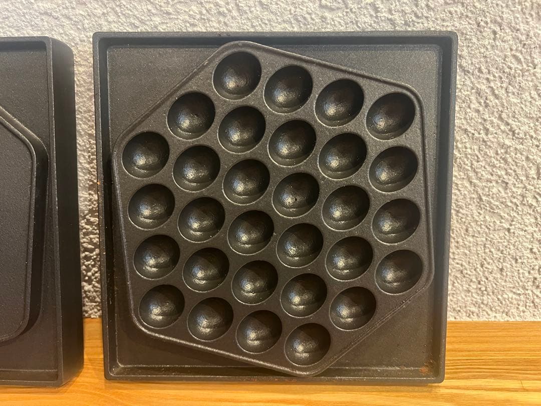 サンテック　バブルワッフル型 2枚1セット　テフロン加工済