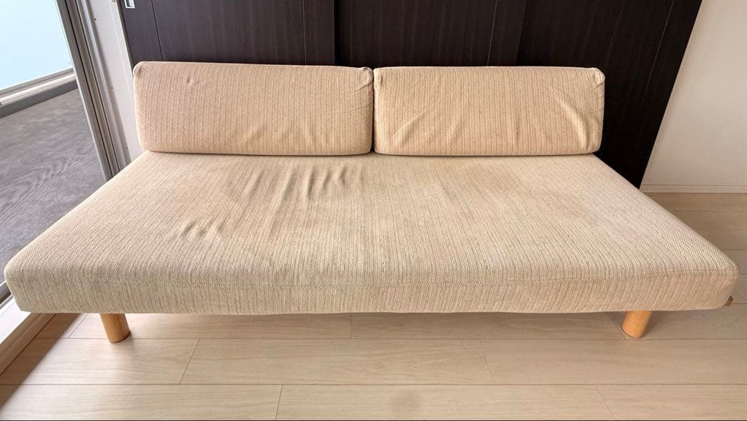 無印良品【廃盤】ソファ、ソファベッド、スモールベッド