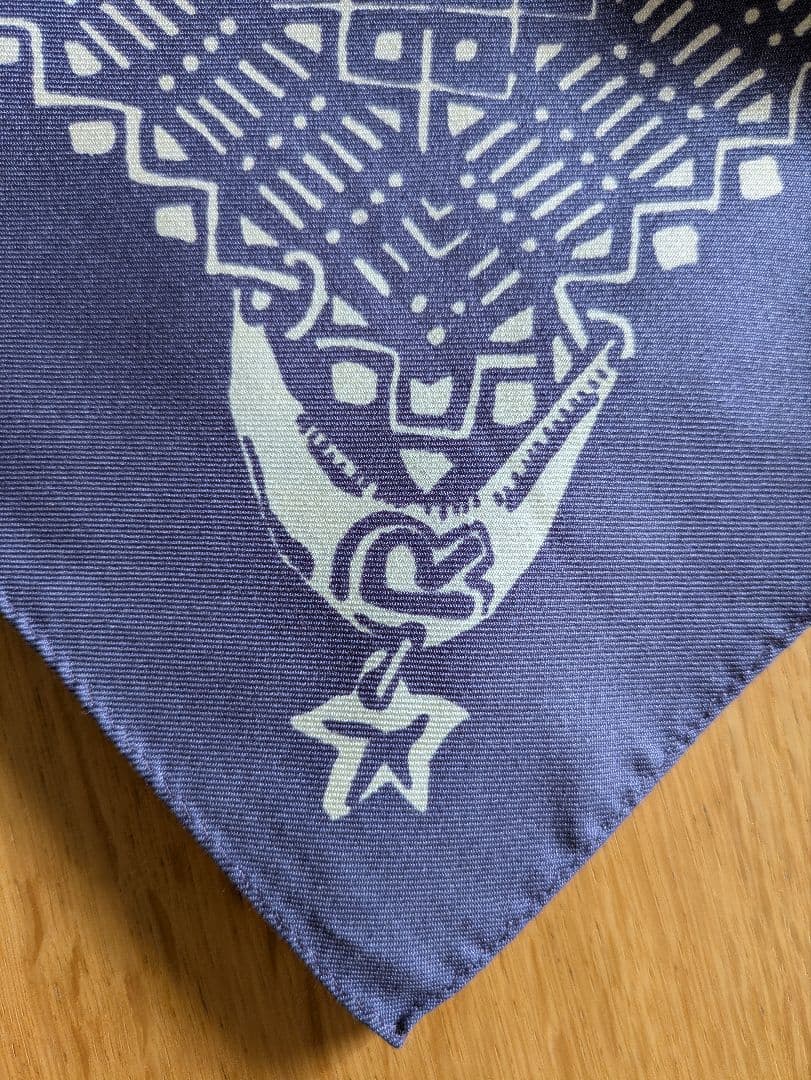 45Rシルクツイルのセルビッチ 風呂敷　藤色70×70 未使用