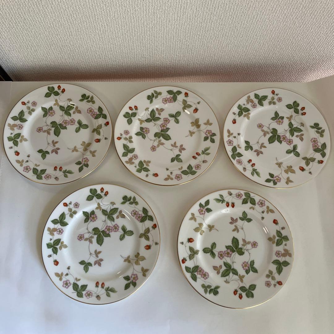 Wild Strawberry 皿 5枚セット