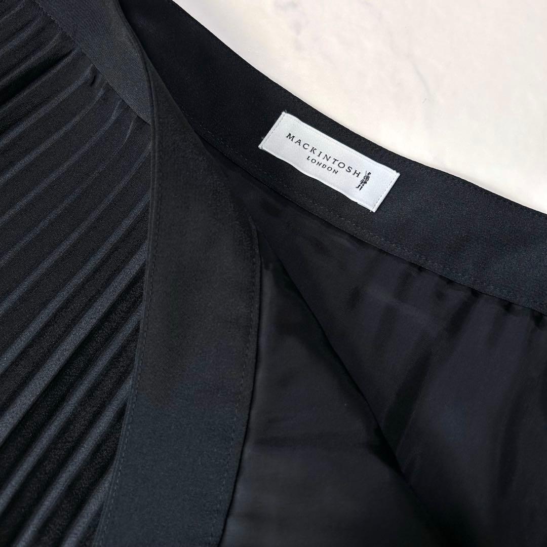 未使用級 現行タグ マッキントッシュロンドン プリーツスカート 40 セレモニー
