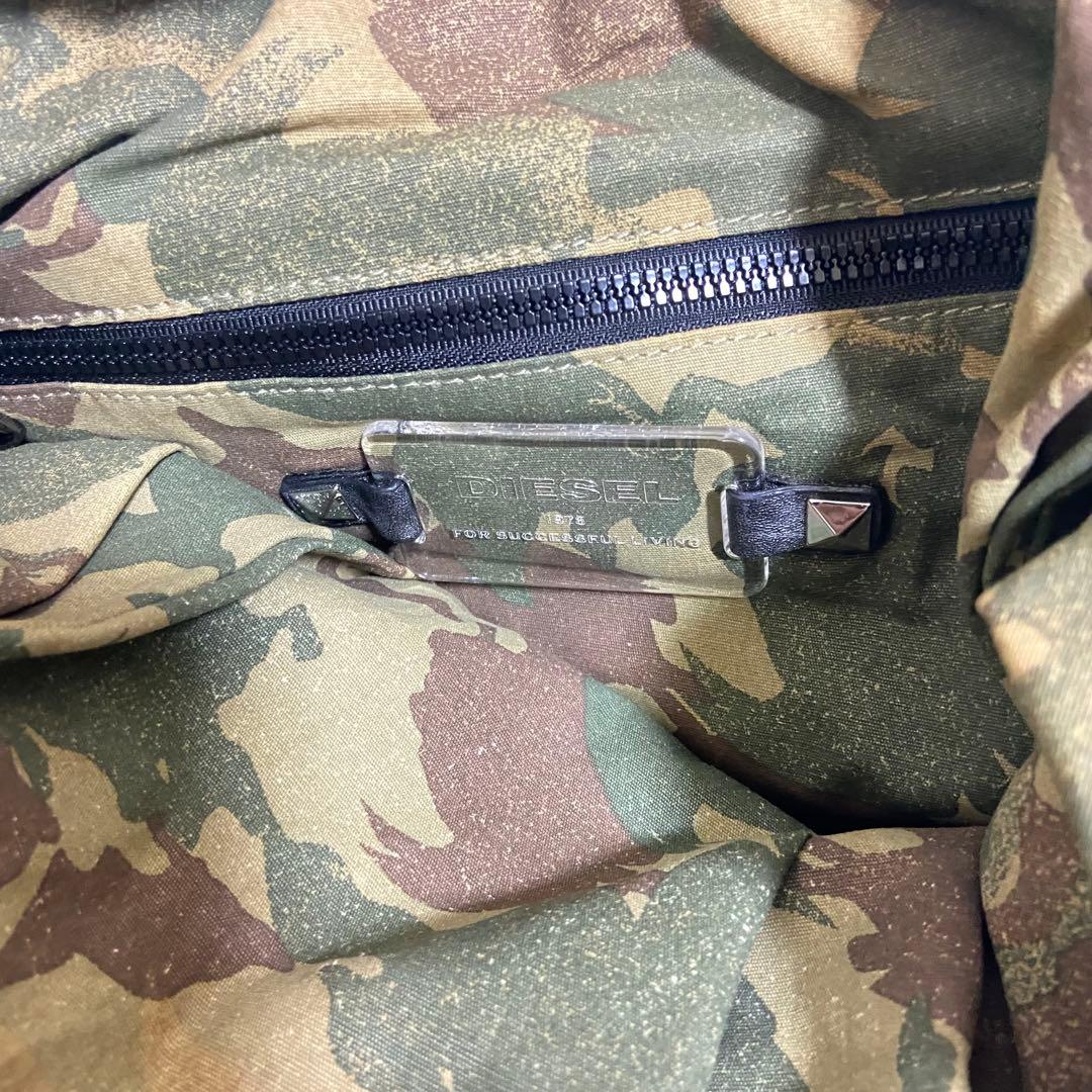 【最終価格】ディーゼルY2kショルダーバッグブラック＆グレー トートバッグA4