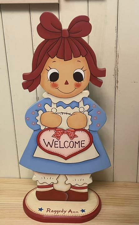 【最終SALE❗️】ラガディ　アン　ウェルカムボード　一点物