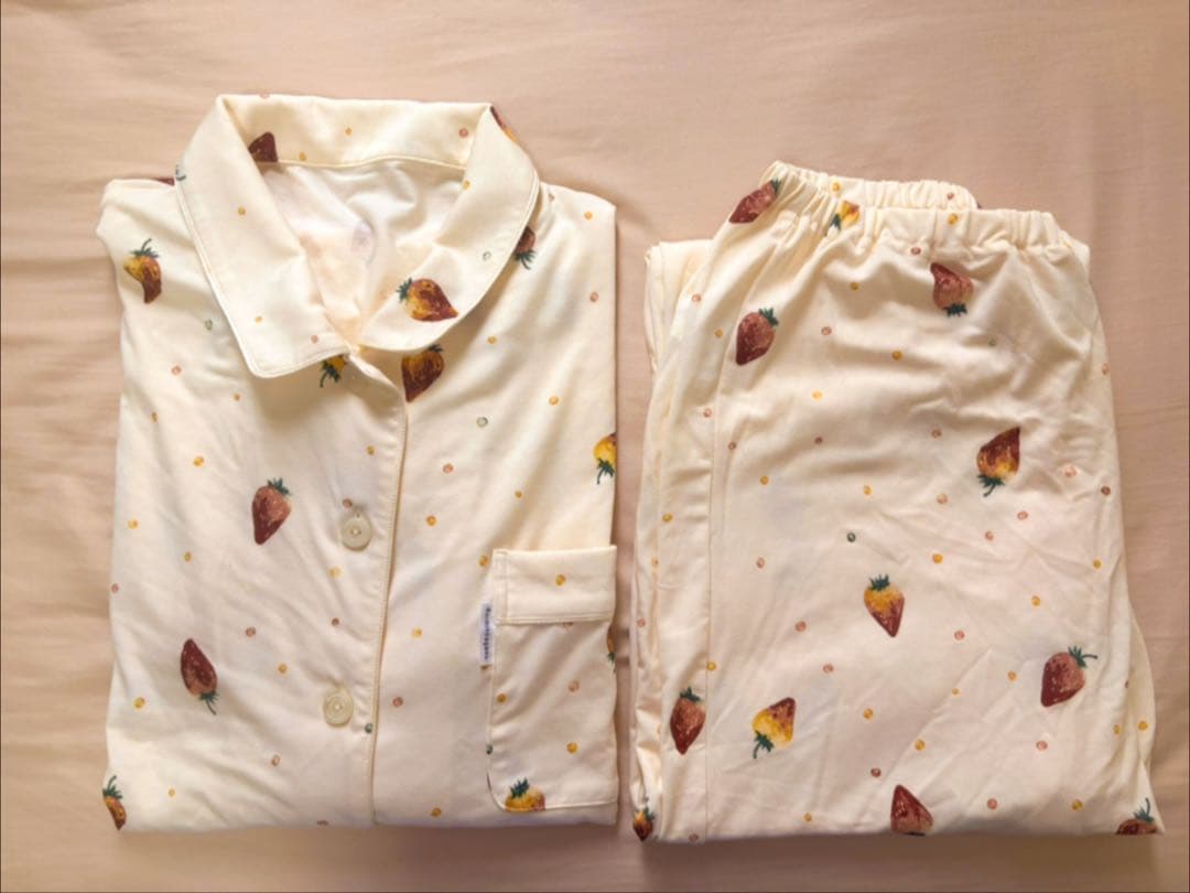 ワコール 睡眠科学 パジャマ ルームウェア いちご Mサイズ