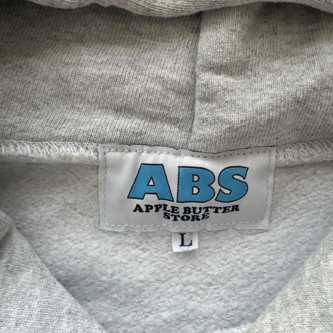ABS Applebutterstore パーカー Lサイズ グレー