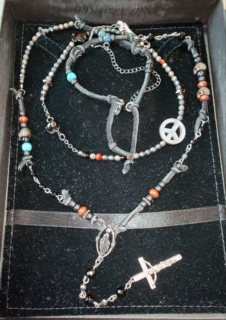 Roen ロザリオ 激レア 1点物 狼煙 ネックレス