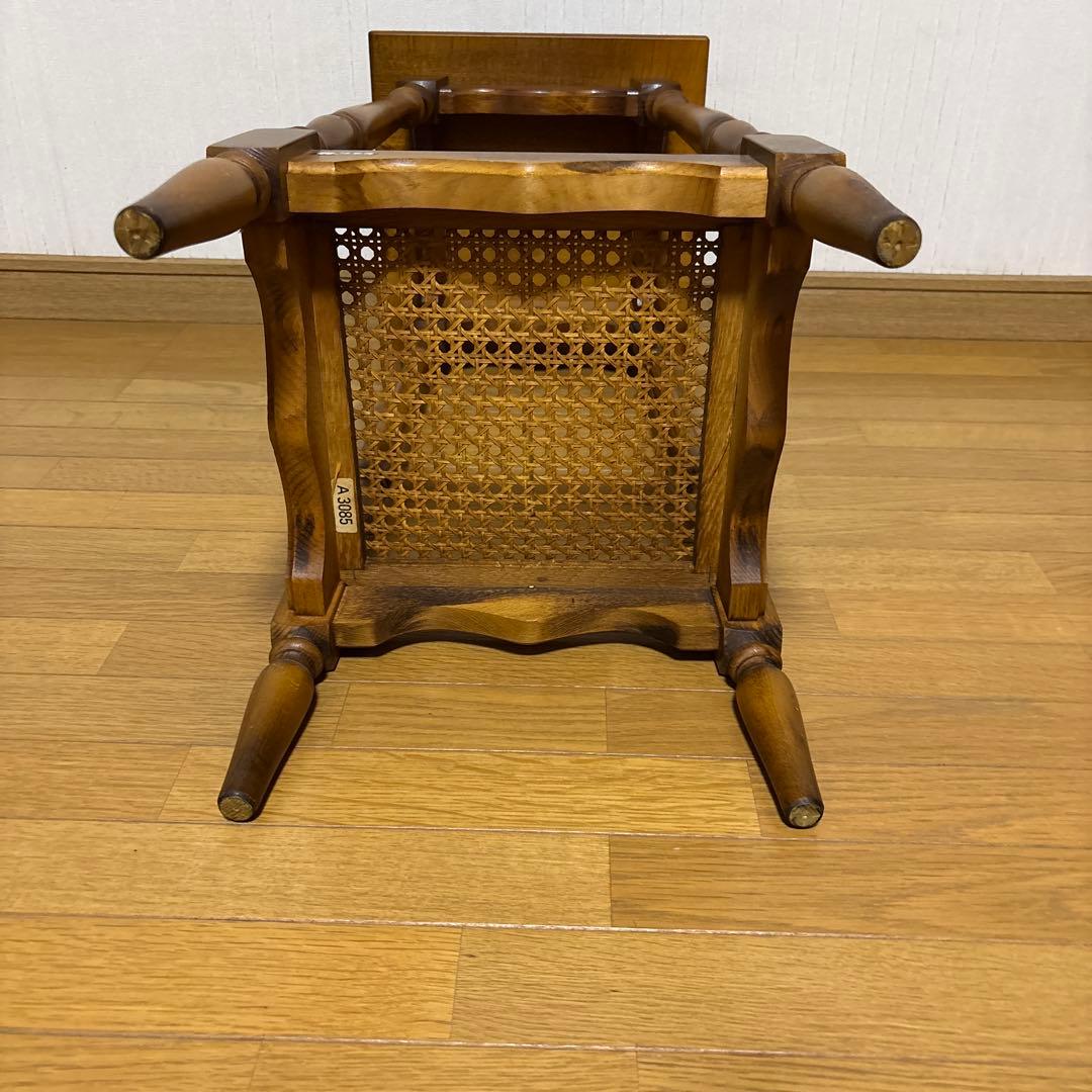 【カリモク】オールドカリモクコロニアル　花台　飾台　電話台