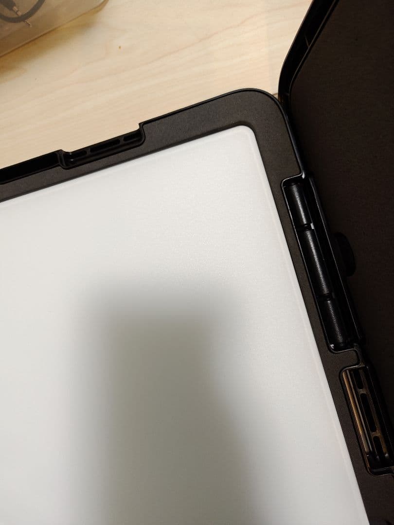 ​【美品】WALLHACK SP-005 ガラスマウスパッド（ホワイト）