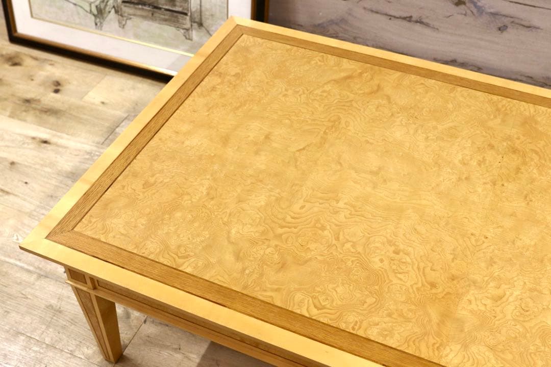 GMHF18○LINLEY / リンレイ シカモア材 センターテーブル リビング