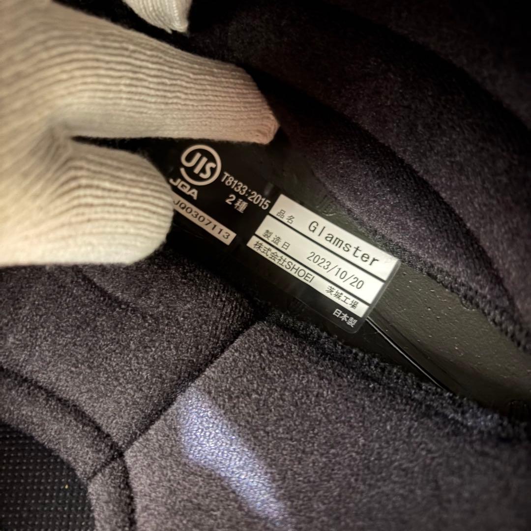 SHOEI Glamster フルフェイスヘルメット61cmBLACK×GOLD