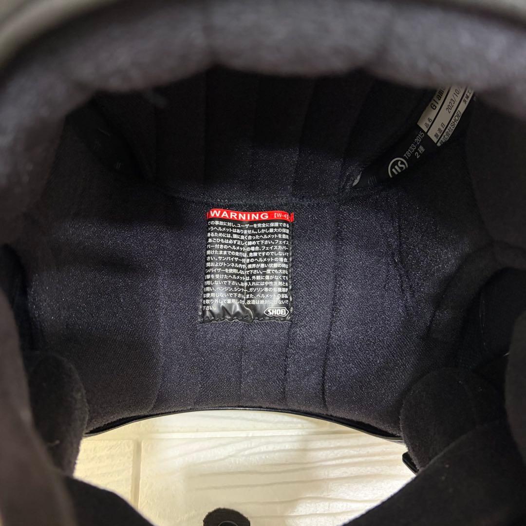 SHOEI Glamster フルフェイスヘルメット61cmBLACK×GOLD