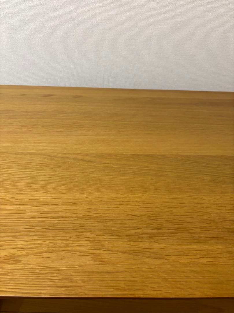 無印良品 リビングでもダイニングでもつかえるテーブル・2・オーク材 説明書付き