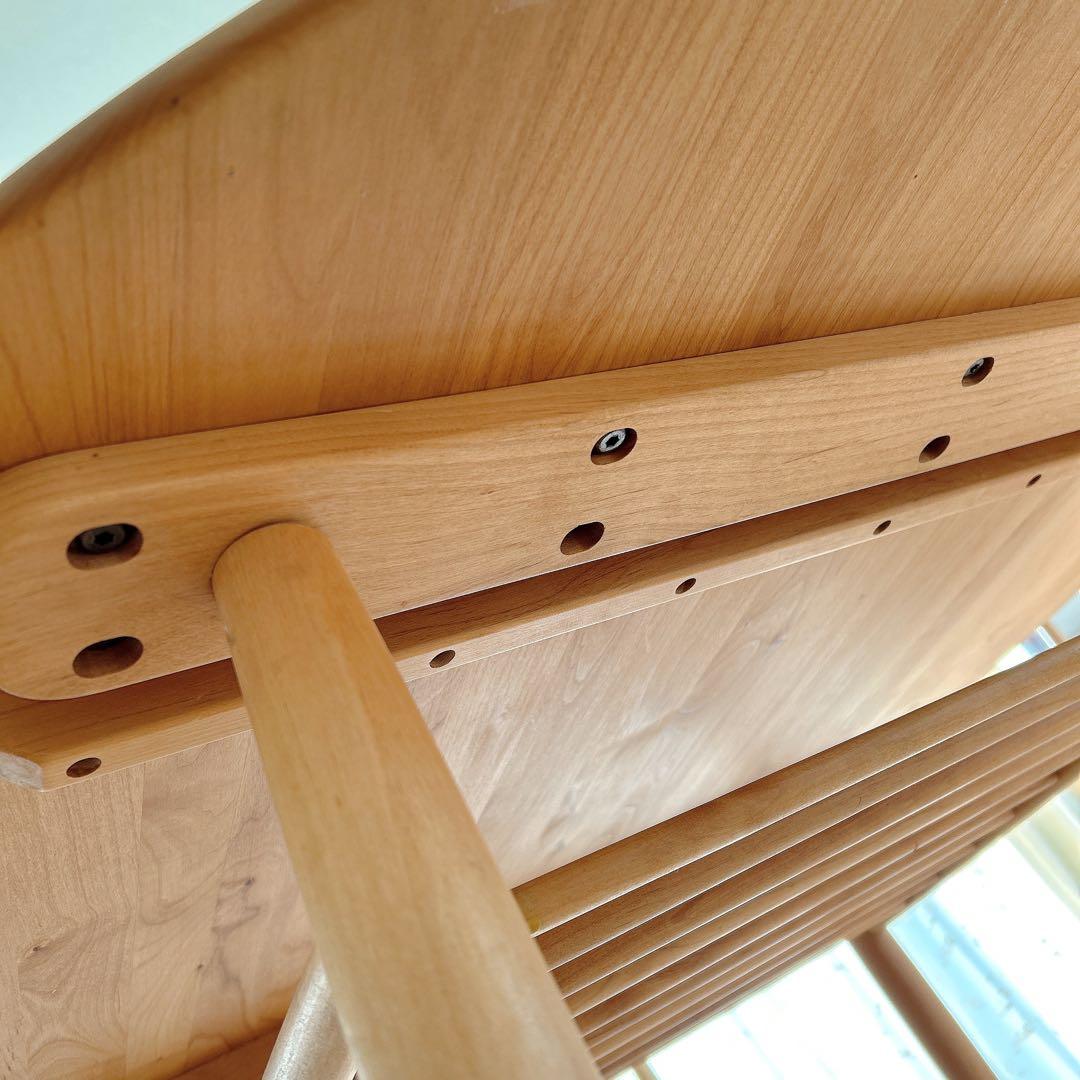 モモナチュラル 椅子セットダイニングテーブル 4人がけ 椅子付き 円形 丸型