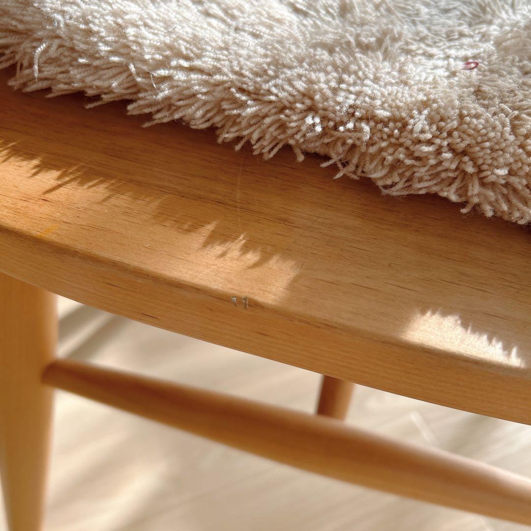 モモナチュラル 椅子セットダイニングテーブル 4人がけ 椅子付き 円形 丸型