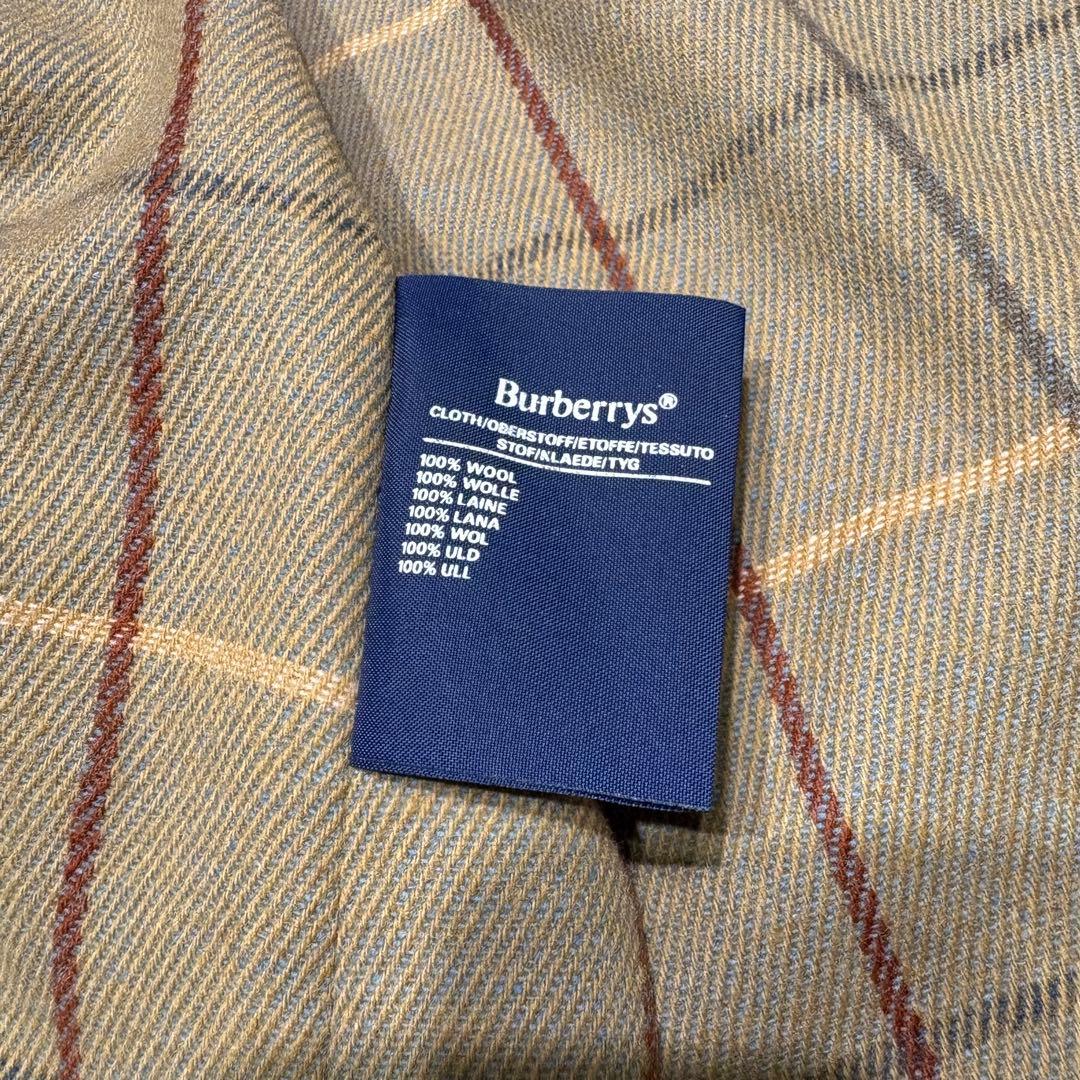 希少 美品 バーバリー シングル トレンチコート ライナー ベルト ベージュ