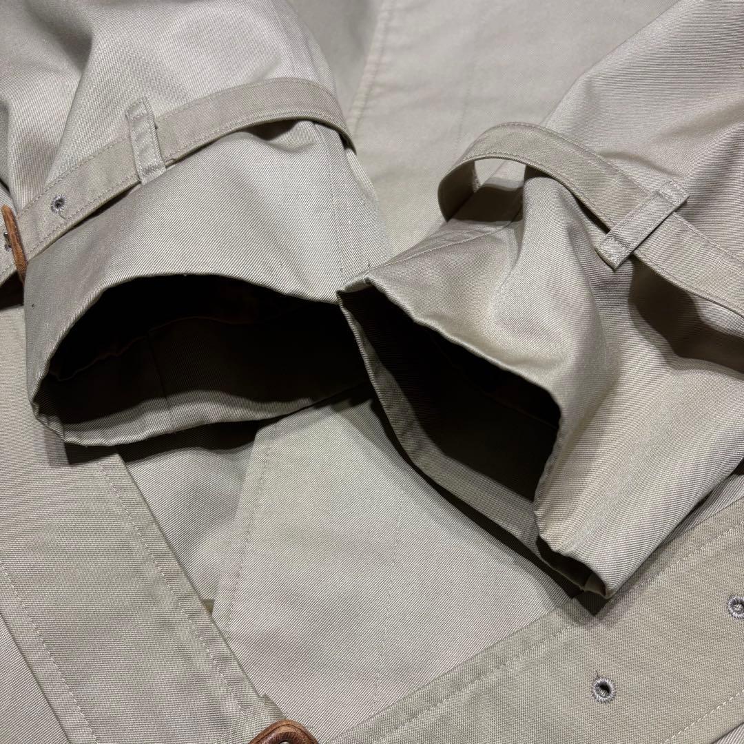 希少 美品 バーバリー シングル トレンチコート ライナー ベルト ベージュ