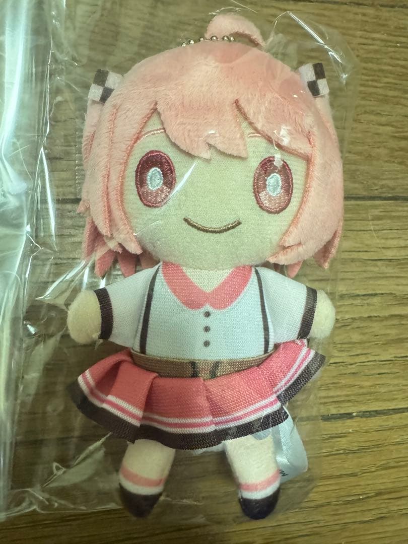 カラフルピーチ のあ マスコットキーチェーン ぬいぐるみ アニメイト からぴち