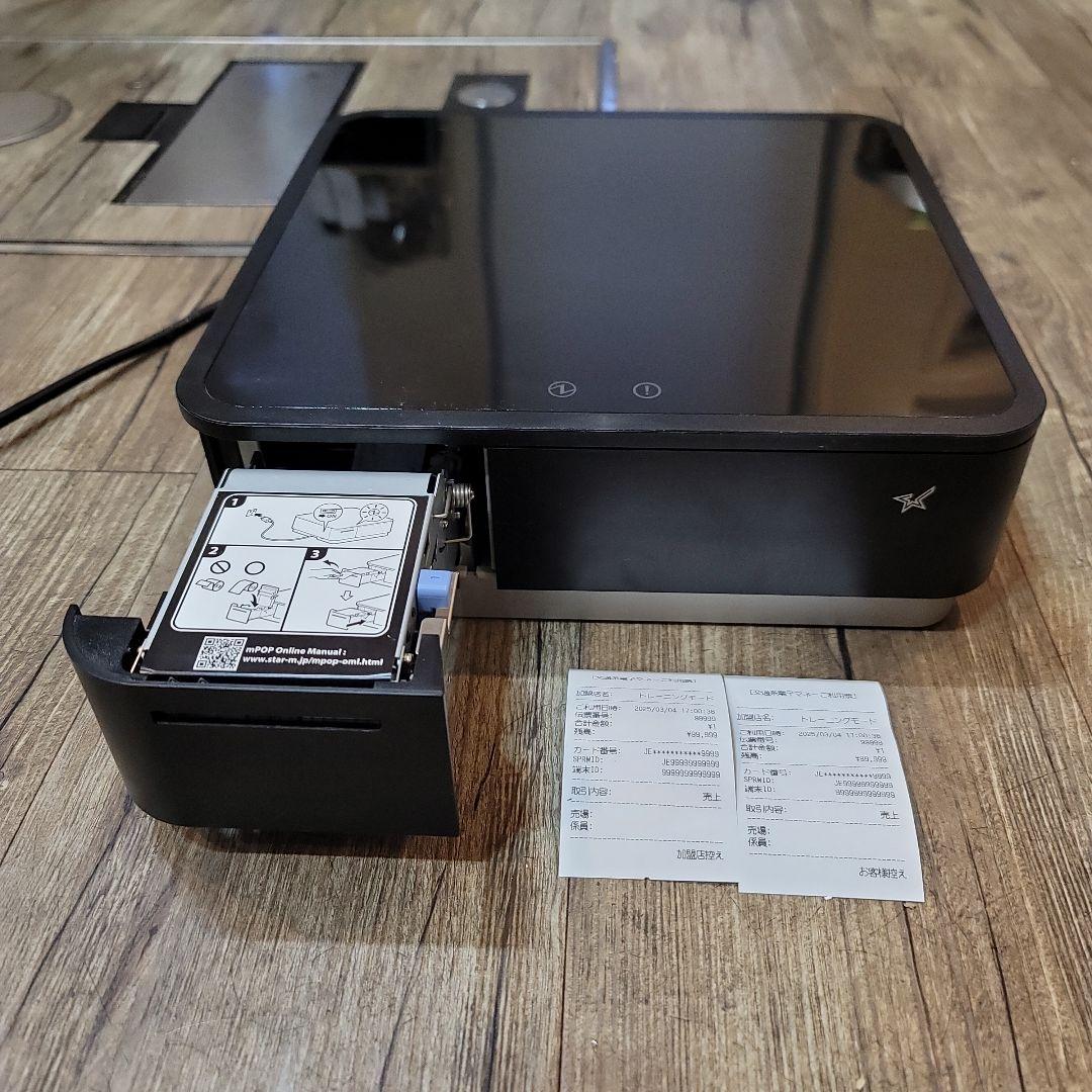 スター精密　mPOP エムポップ　POP 10BLK-JP　エアペイ　スクエア