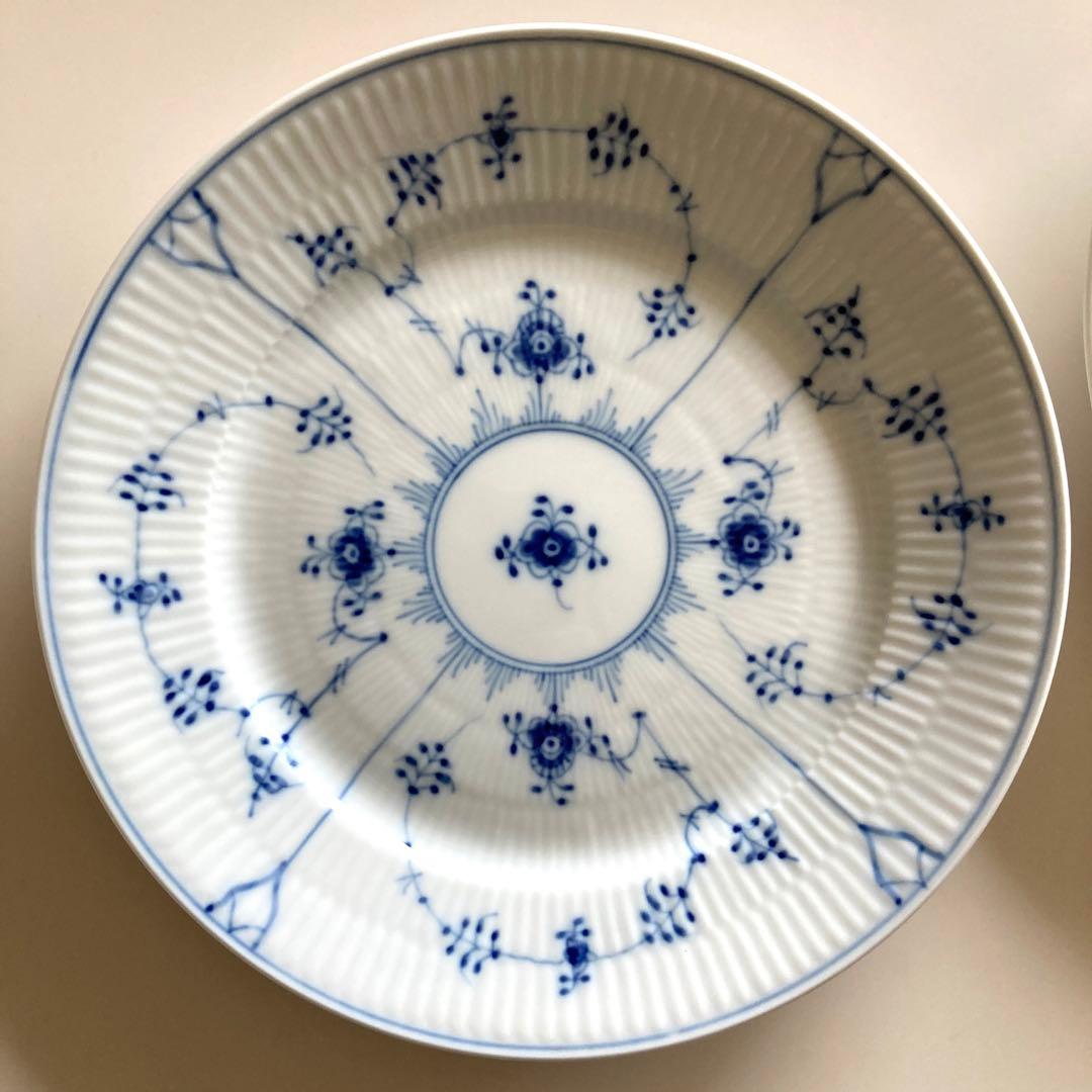 ロイヤルコペンハーゲン プレート 22cm 2枚 デンマーク製 未使用品