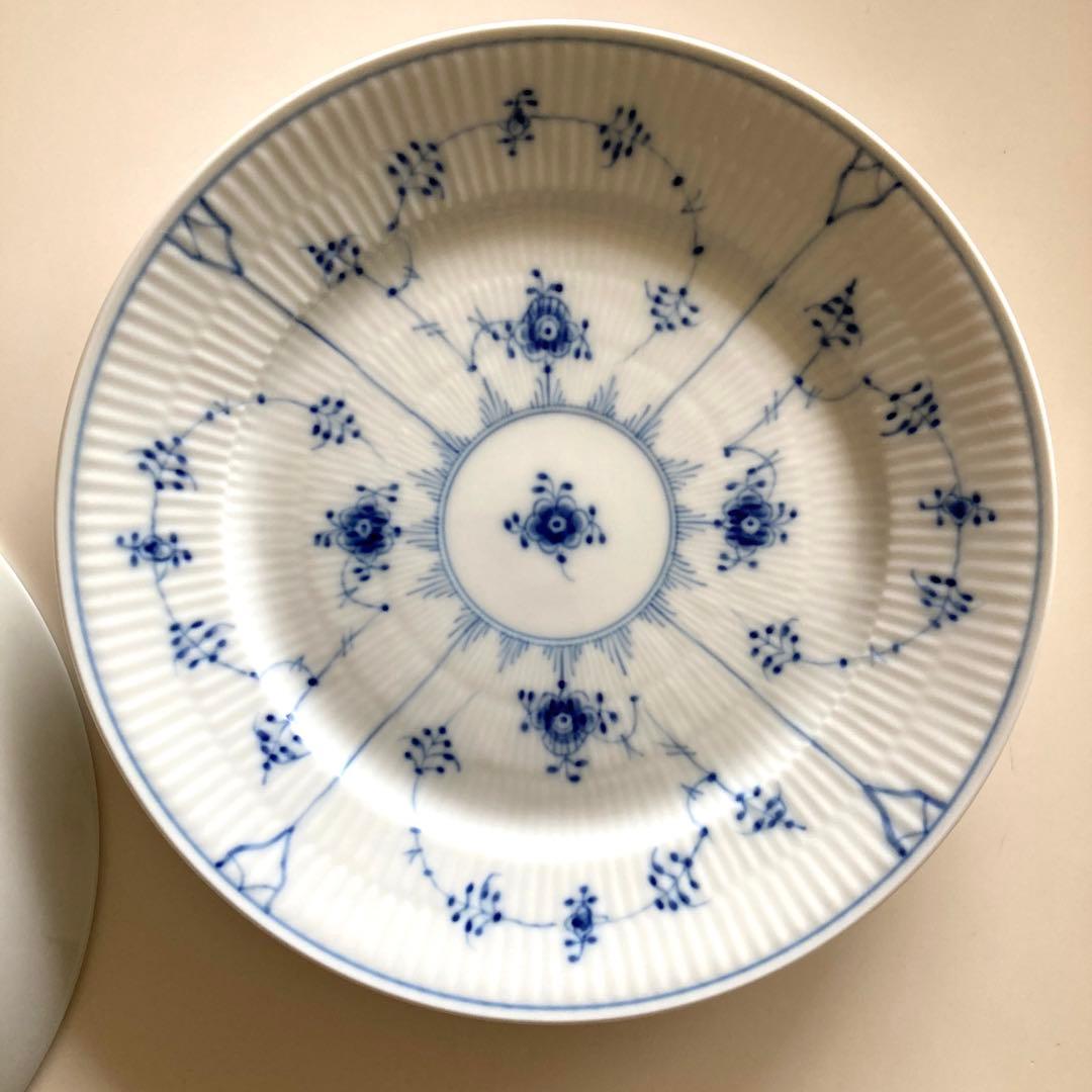 ロイヤルコペンハーゲン プレート 22cm 2枚 デンマーク製 未使用品