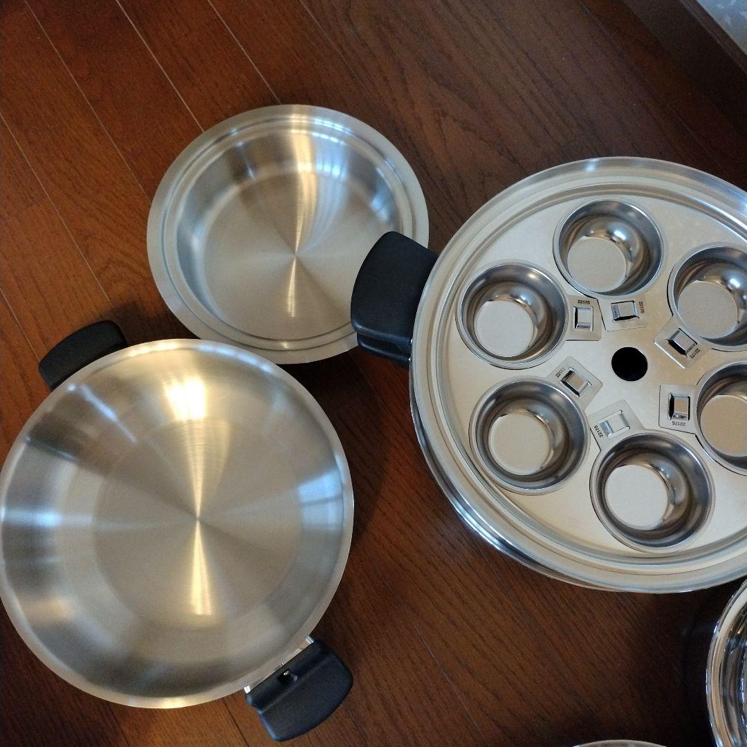 お値下げ　未使用　Amwayステンレス鍋・ソースパンセット