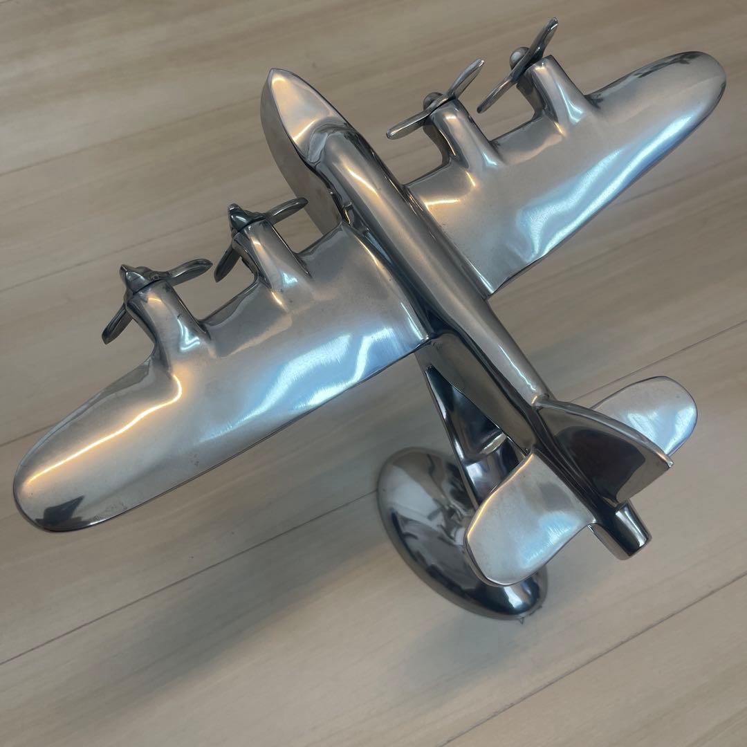 KEN■ビンテージ■ボーイング B17 プレーン軍用機 アルミ 158 ⑭