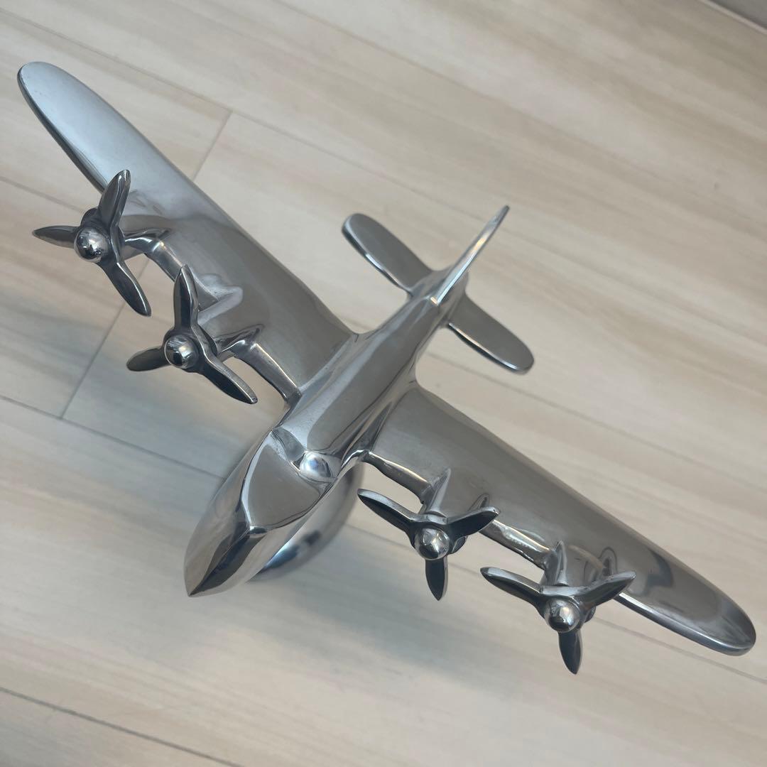 KEN■ビンテージ■ボーイング B17 プレーン軍用機 アルミ 158 ⑭