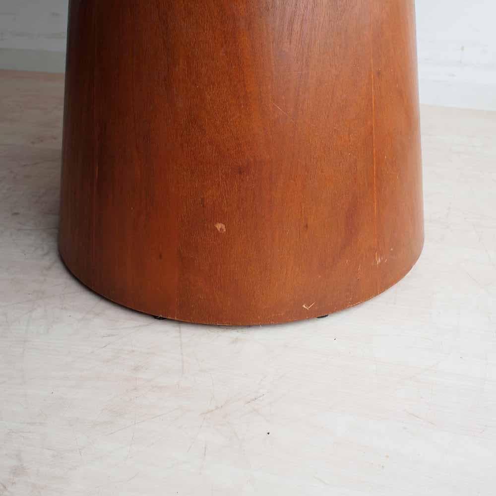 ヴィンテージ ポストモダン ラウンドテーブル ウォールナット材 ZR24422