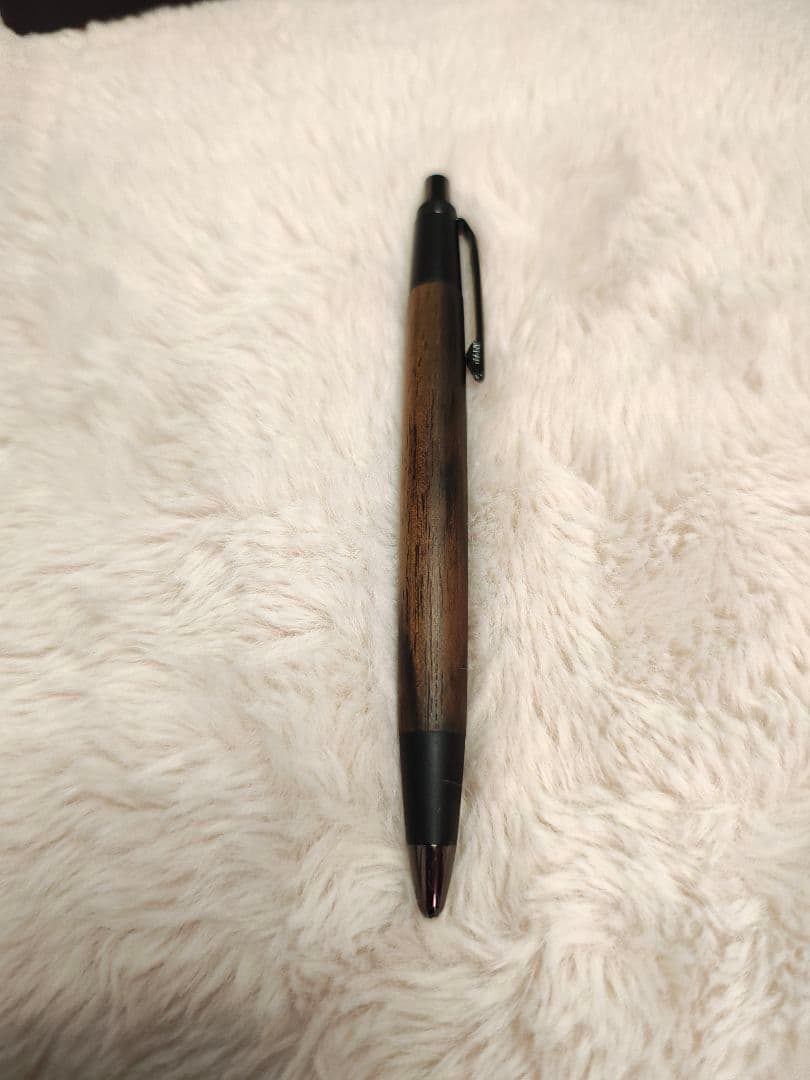 野原工芸 黒柿　ネオブラック金具　新型シャーペン　黒柿