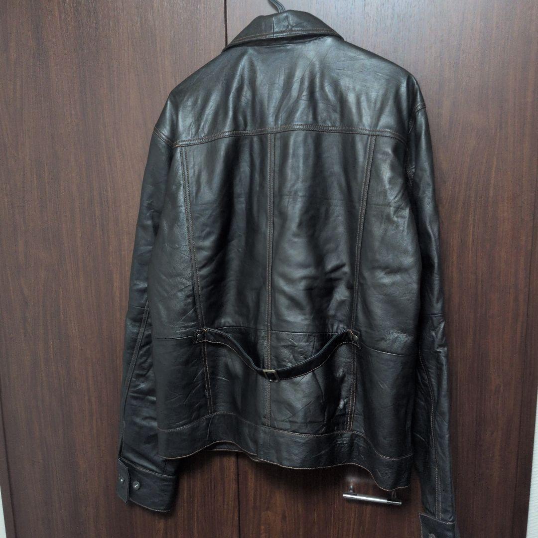 tak　リアルレザージャケット　リーバイス1stサンプリング　シンチバック